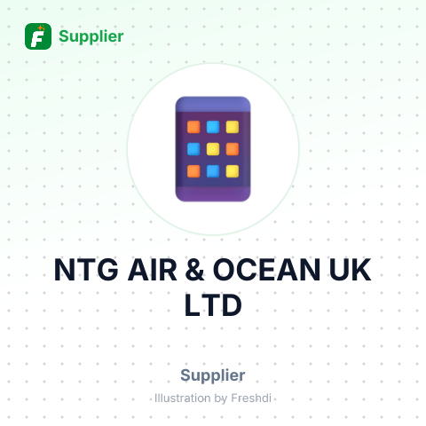 NTG AIR & OCEAN UK LTD – summary card, no photo uploaded yet