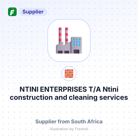 NTINI ENTERPRISES T/A Ntini construction and cleaning services – summary card, no photo uploaded yet