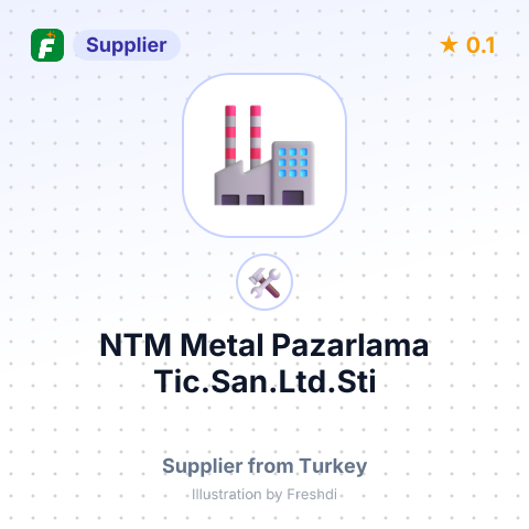 NTM Metal Pazarlama Tic.San.Ltd.Sti – summary card, no photo uploaded yet