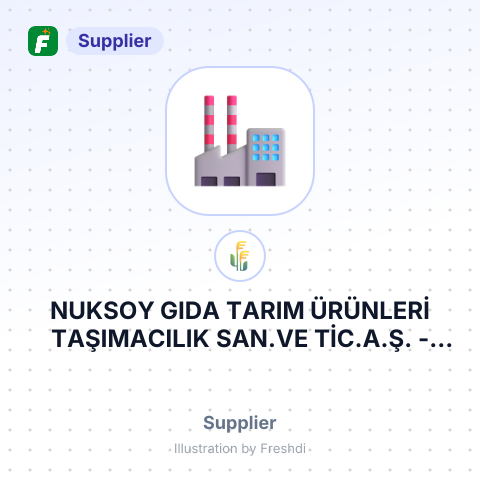 NUKSOY GIDA TARIM ÜRÜNLERİ TAŞIMACILIK SAN.VE TİC.A.Ş. – summary card, no photo uploaded yet