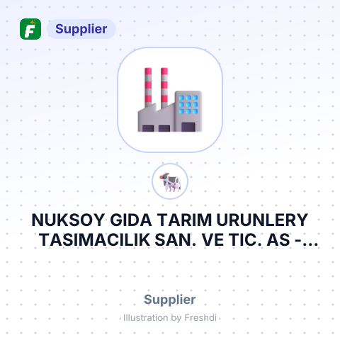 NUKSOY GIDA TARIM URUNLERY TASIMACILIK SAN. VE TIC. AS – summary card, no photo uploaded yet