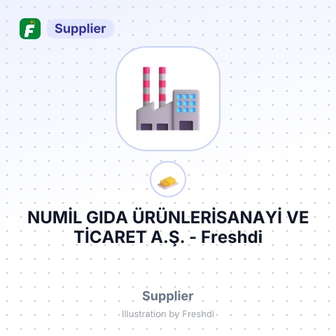 NUMİL GIDA ÜRÜNLERİSANAYİ VE TİCARET A.Ş. – summary card, no photo uploaded yet
