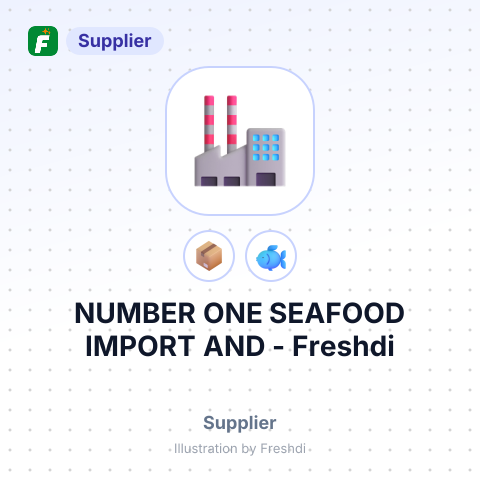 NUMBER ONE SEAFOOD IMPORT AND – summary card, no photo uploaded yet