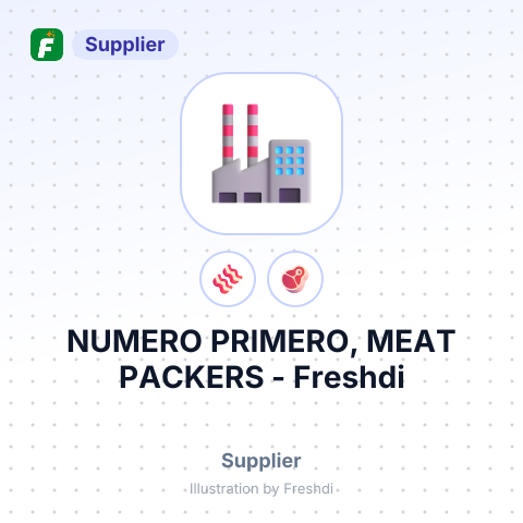 NUMERO PRIMERO, MEAT PACKERS – summary card, no photo uploaded yet