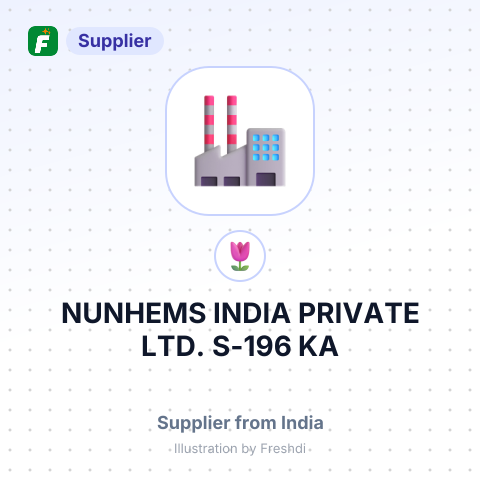 NUNHEMS INDIA PRIVATE LTD. S-196 KA – summary card, no photo uploaded yet