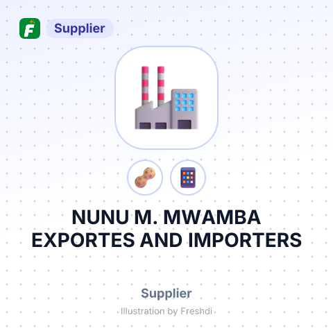 NUNU M. MWAMBA EXPORTES AND IMPORTERS – summary card, no photo uploaded yet