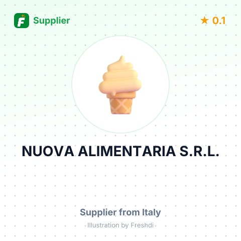 NUOVA ALIMENTARIA S.R.L. – summary card, no photo uploaded yet