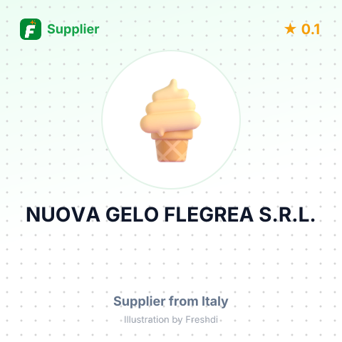 NUOVA GELO FLEGREA S.R.L. – summary card, no photo uploaded yet