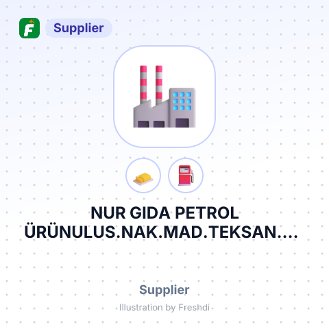 NUR GIDA PETROL ÜRÜNULUS.NAK.MAD.TEKSAN.VE DIŞ TİC.L – summary card, no photo uploaded yet