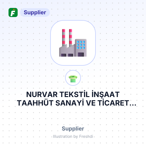 NURVAR TEKSTİL İNŞAAT TAAHHÜT SANAYİ VE TİCARET LİMİTED ŞİRKETİ. – summary card, no photo uploaded yet