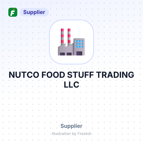NUTCO FOOD STUFF TRADING LLC – summary card, no photo uploaded yet