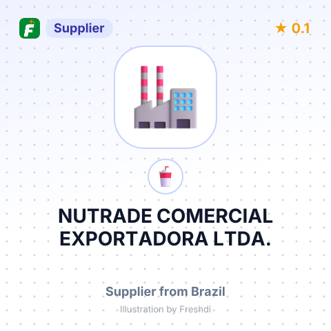 NUTRADE COMERCIAL EXPORTADORA LTDA. – summary card, no photo uploaded yet