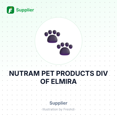 NUTRAM PET PRODUCTS DIV OF ELMIRA – summary card, no photo uploaded yet