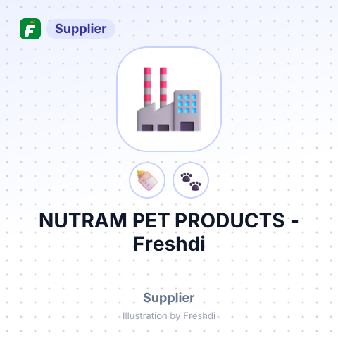 NUTRAM PET PRODUCTS – summary card, no photo uploaded yet