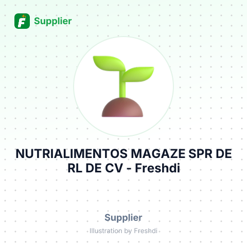 NUTRIALIMENTOS MAGAZE SPR DE RL DE CV – summary card, no photo uploaded yet