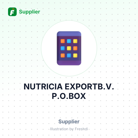 NUTRICIA EXPORTB.V. P.O.BOX – summary card, no photo uploaded yet