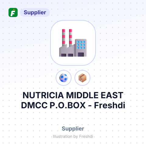 NUTRICIA MIDDLE EAST DMCC P.O.BOX – summary card, no photo uploaded yet