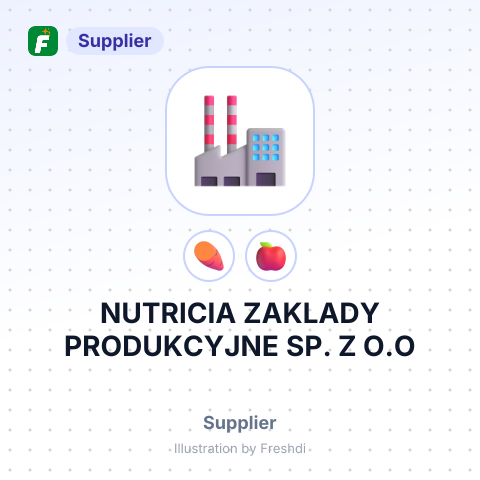 NUTRICIA ZAKLADY PRODUKCYJNE SP. Z O.O – summary card, no photo uploaded yet