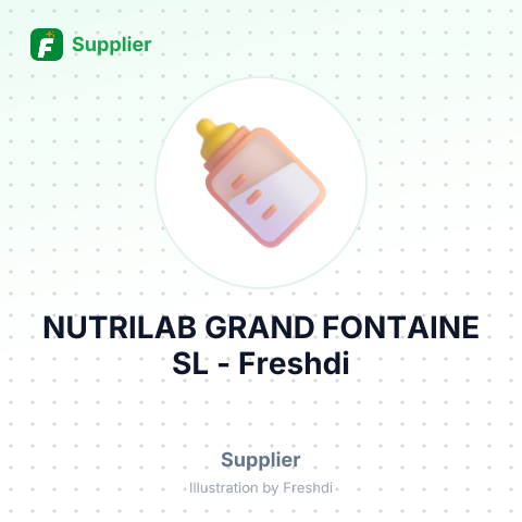 NUTRILAB GRAND FONTAINE SL – summary card, no photo uploaded yet