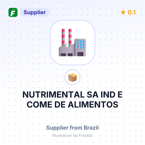 NUTRIMENTAL SA IND E COME DE ALIMENTOS – summary card, no photo uploaded yet