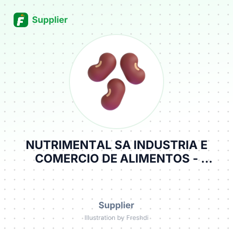 NUTRIMENTAL SA INDUSTRIA E COMERCIO DE ALIMENTOS – summary card, no photo uploaded yet