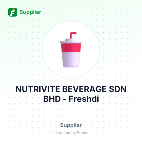 NUTRIVITE BEVERAGE SDN BHD – summary card, no photo uploaded yet