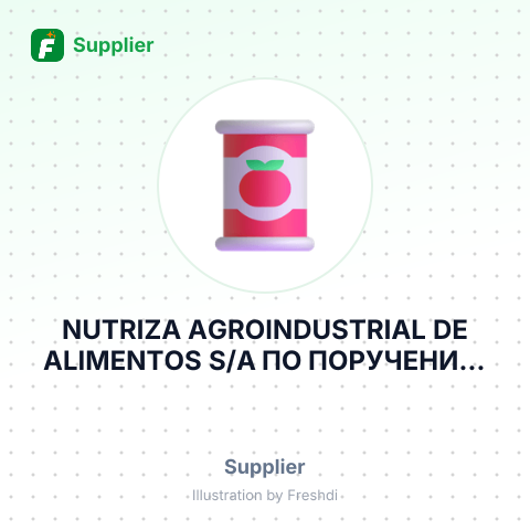NUTRIZA AGROINDUSTRIAL DE ALIMENTOS S/A ПО ПОРУЧЕНИЮ GOLDEN RIMES LTD – summary card, no photo uploaded yet