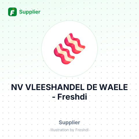 NV VLEESHANDEL DE WAELE – summary card, no photo uploaded yet