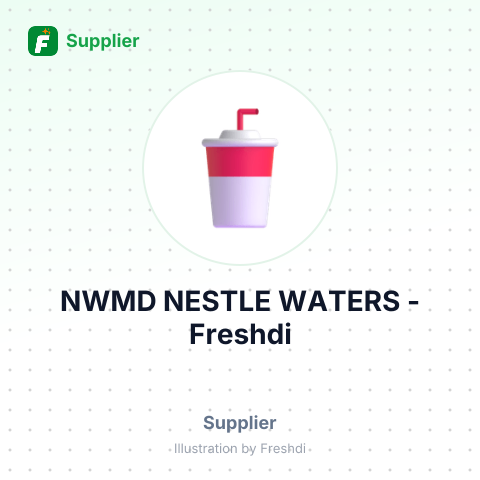 NWMD NESTLE WATERS – summary card, no photo uploaded yet