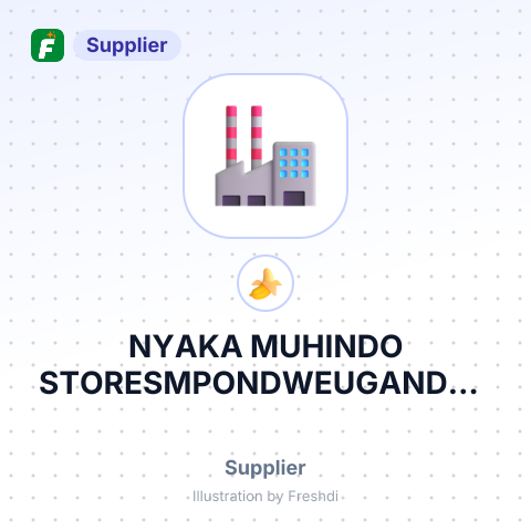 NYAKA MUHINDO STORESMPONDWEUGANDA – summary card, no photo uploaded yet