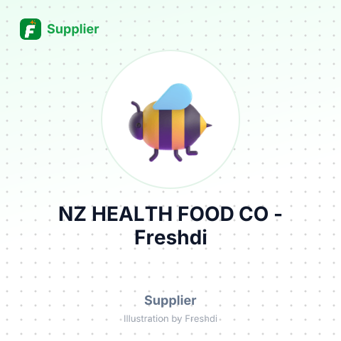 NZ HEALTH FOOD CO – summary card, no photo uploaded yet