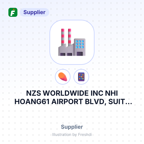 NZS WORLDWIDE INC NHI HOANG61 AIRPORT BLVD, SUITE ASOUTH SAN FRANCISCO, CA – summary card, no photo uploaded yet