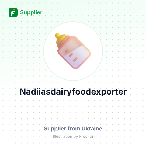 Nadiiasdairyfoodexporter – summary card, no photo uploaded yet