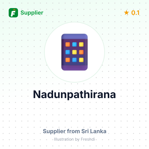Nadunpathirana – summary card, no photo uploaded yet