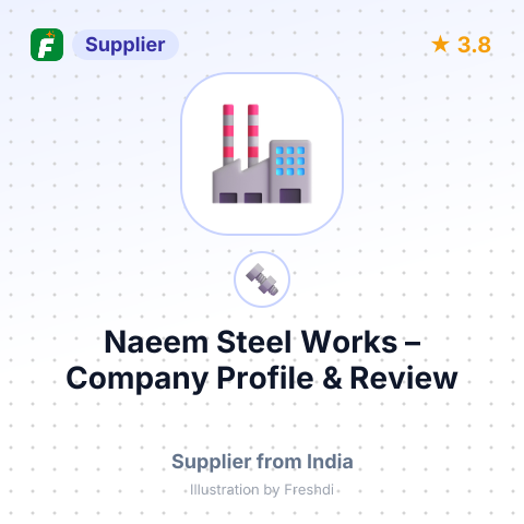 Naeem Steel Works – summary card, no photo uploaded yet