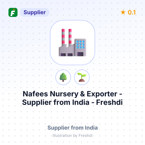 Nafees Nursery & Exporter  – summary card, no photo uploaded yet