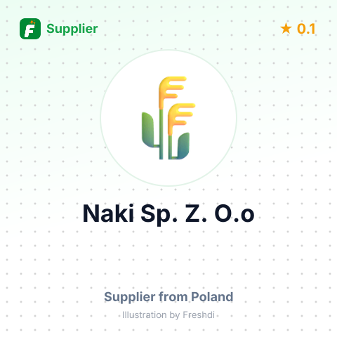 Naki Sp. Z. O.o  – summary card, no photo uploaded yet