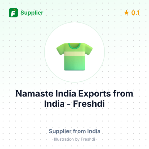 Namaste India Exports  – summary card, no photo uploaded yet