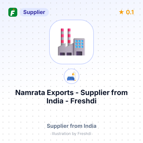 Namrata Exports  – summary card, no photo uploaded yet