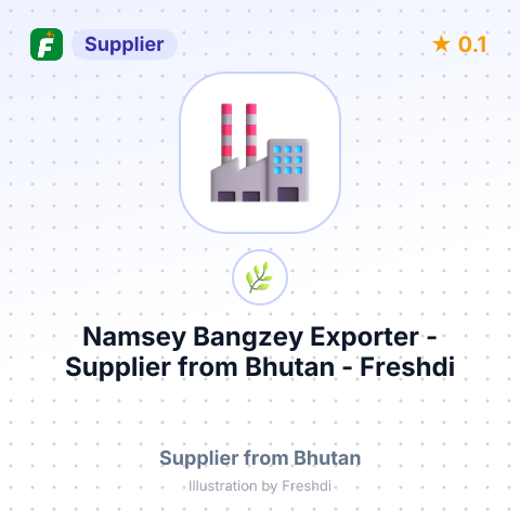 Namsey Bangzey Exporter  – summary card, no photo uploaded yet