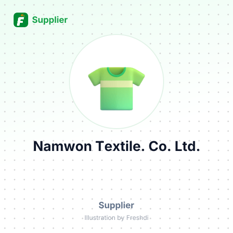Namwon Textile. Co., Ltd. – summary card, no photo uploaded yet