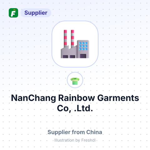 NanChang Rainbow Garments Co, .Ltd. – summary card, no photo uploaded yet