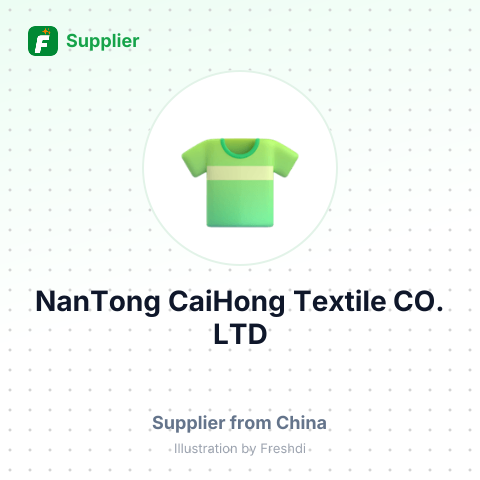 NanTong CaiHong Textile CO.,LTD – summary card, no photo uploaded yet
