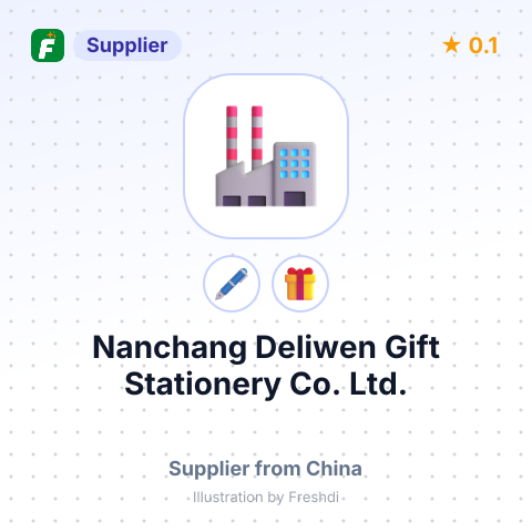Nanchang Deliwen Gift Stationery Co., Ltd. – summary card, no photo uploaded yet
