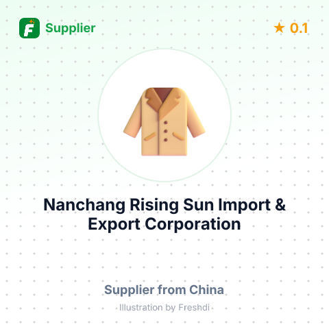 Nanchang Rising Sun Import & Export Corporation – summary card, no photo uploaded yet