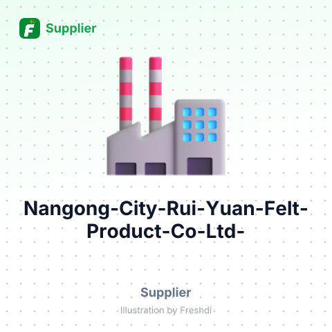 Nangong City Rui Yuan Felt Product Co., Ltd. – summary card, no photo uploaded yet