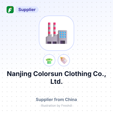 Nanjing Colorsun Clothing Co., Ltd. – summary card, no photo uploaded yet
