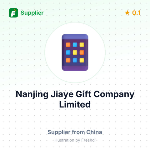 Nanjing Jiaye Gift Company Limited – summary card, no photo uploaded yet