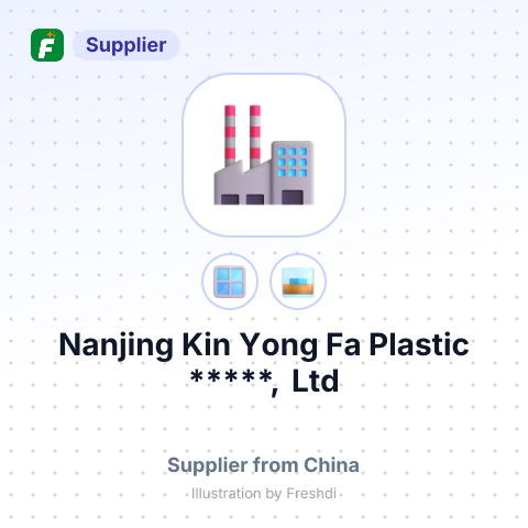 Nanjing Kin Yong Fa Plastic *****, Ltd – summary card, no photo uploaded yet