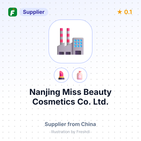Nanjing Miss Beauty Cosmetics Co., Ltd. – summary card, no photo uploaded yet
